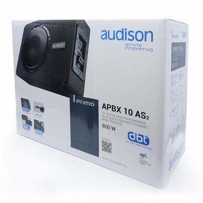 Audison APBX 10 AS2 Prima Series 10" Active Sub Box with Dynamic Bass Tracking