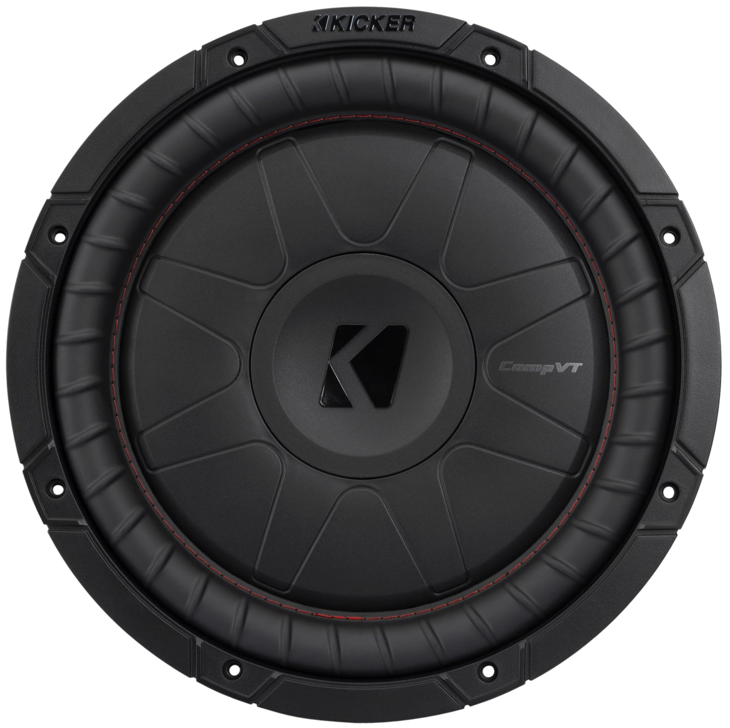 Kicker 52CVT124 CompVT 12-Inch (30cm) Subwoofer, 4-Ohm Single Voice Coil, 400W