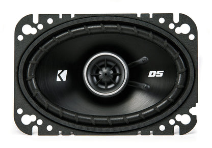 Kicker DSC460 4x6-Inch (100x160mm) Coaxial Speakers, 4-Ohm (Pair)