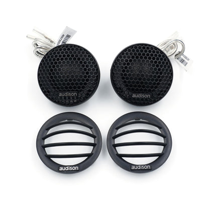 Audison AP 1P 1" Component Tweeters with Crossovers (Pair)