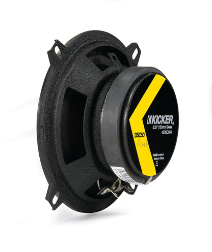 Kicker DSC50 5.25-Inch (130mm) Coaxial Speakers, 4-Ohm (Pair)