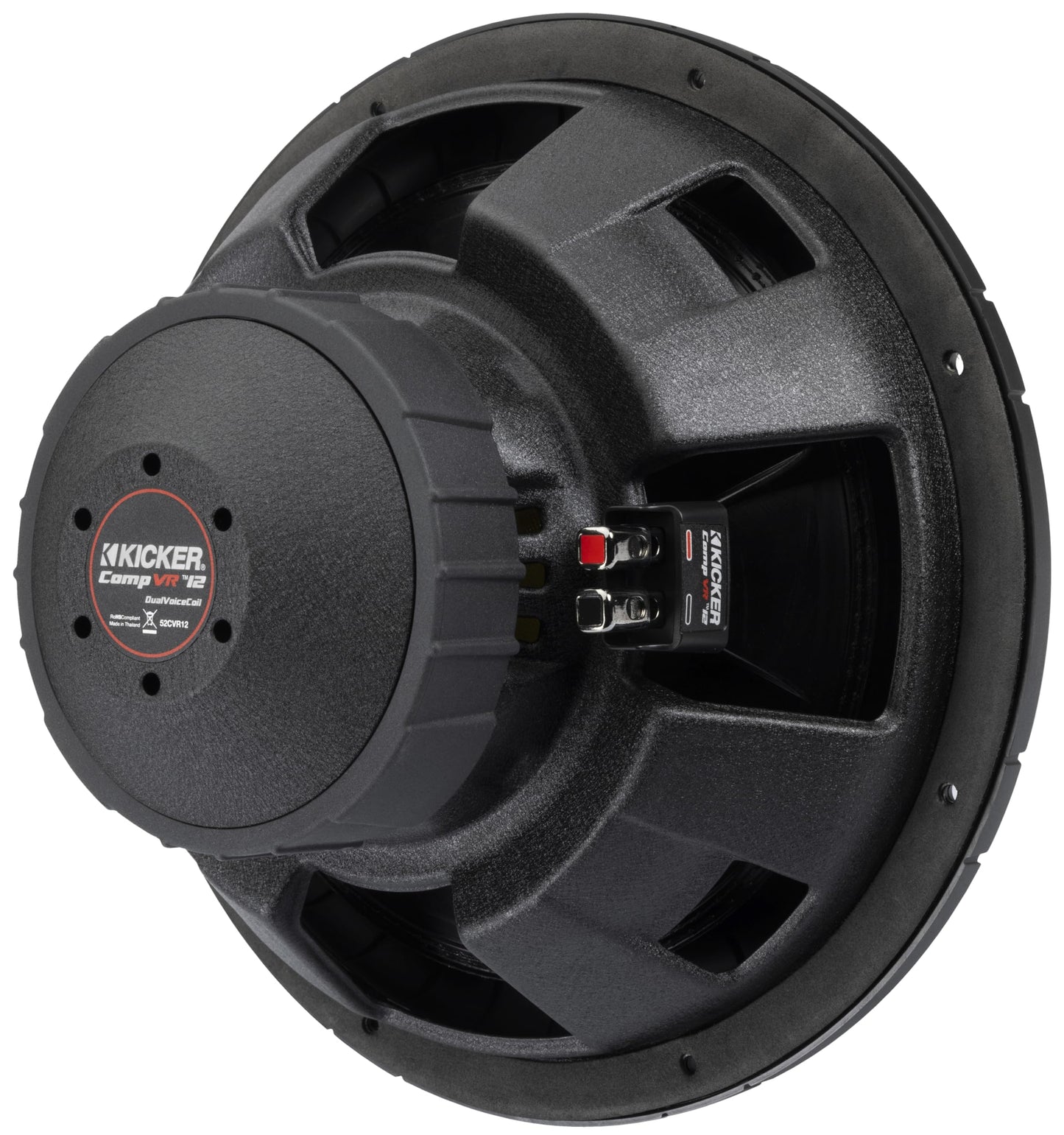 Kicker 52CVR122 CompVR 12-Inch (30cm) Subwoofer, 2-Ohm Dual Voice Coil, 400W