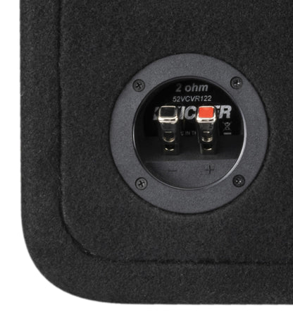 Kicker 52VCVR122 CompVR 12" Loaded Subwoofer Enclosure, 400 Watts RMS, 2-Ohms