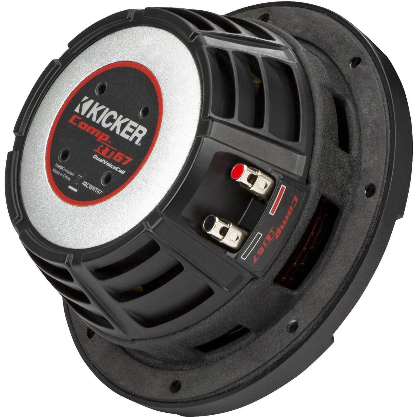 Kicker 48CWRT672 CompRT 6.75" Subwoofer, DVC, 2-ohm