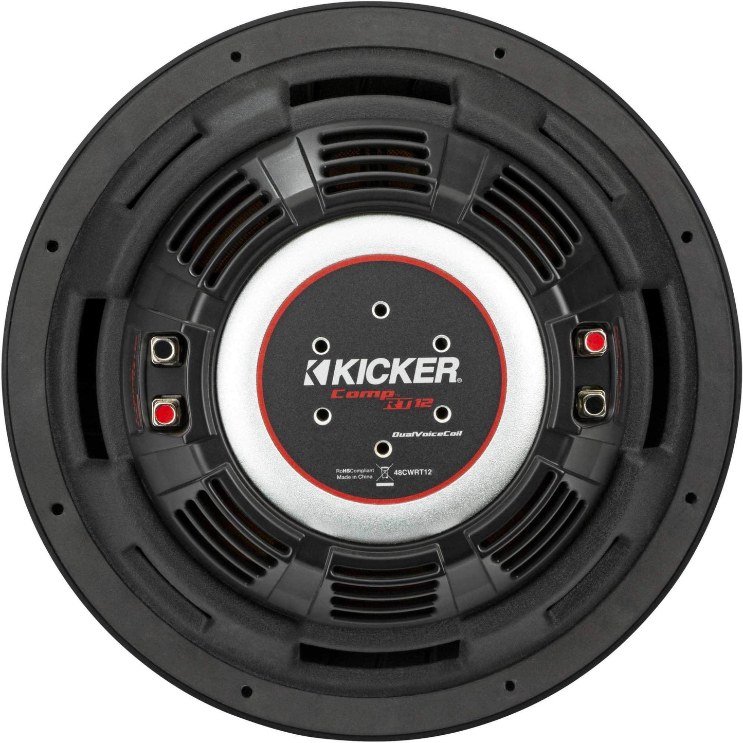 Kicker 48CWRT122 CompRT 12" Subwoofer, DVC, 2-ohm