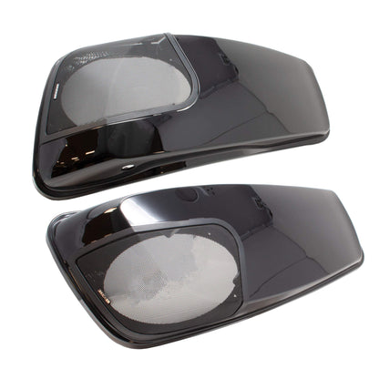 Kicker 46HDBLVB Painted Bag Lids, Pair, Compatible with 2014-Up Harley Davidson Motorcycles