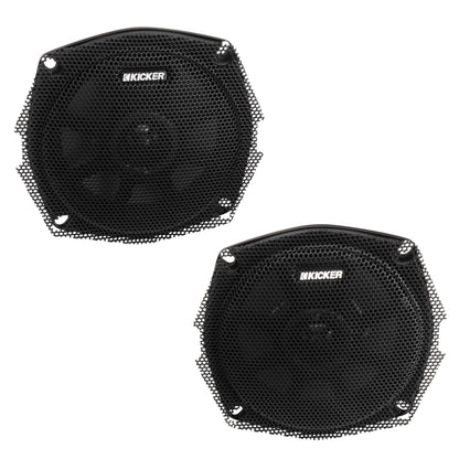 Kicker 50HDS962 5.75" Fairing Speaker Upgrade Kit Compatible with 1996-2013 Harley Davidson Motorcycles