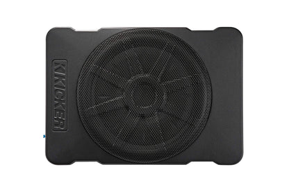 Kicker 51HS10 Hideaway 10" Powered Subwoofer, 150W RMS, Compact Enclosure
