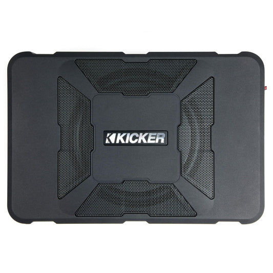 Kicker 51HS8 Hideaway Compact Powered Subwoofer Enclosure with 8-Inch Subwoofer