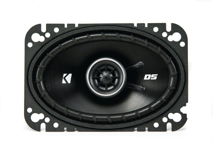 Kicker DSC460 4x6-Inch (100x160mm) Coaxial Speakers, 4-Ohm (Pair)