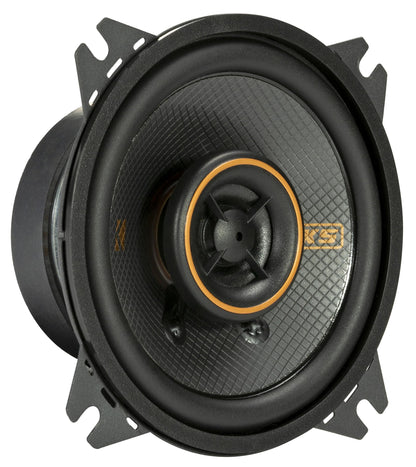 Kicker 51KSC404 Coaxial Speaker System, 2-Way Design, Pair, 4"