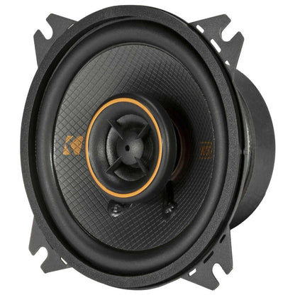 Kicker 51KSC404 Coaxial Speaker System, 2-Way Design, Pair, 4"