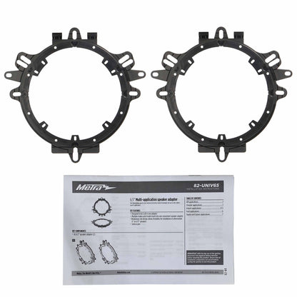 Metra 82-UNIV65 Universal 6/6.75 Speaker Adapter Plates Pair