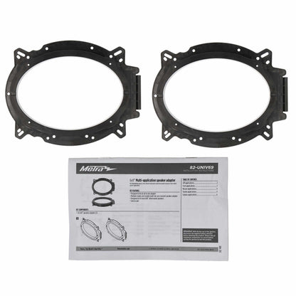 Metra 82-UNIV69 Universal 6x9 Speaker Adapter Plates Pair