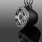 JL Audio M6-650VEX-Mb-S-GmTi 6.5-inch Tower Coaxial Speakers, Titanium Sport Grilles 93413
