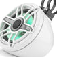JL Audio M6-650VEX-Gw-S-GwGw-i 6.5-inch Lighted Tower Coaxial Speakers, White Sport Grilles 93412