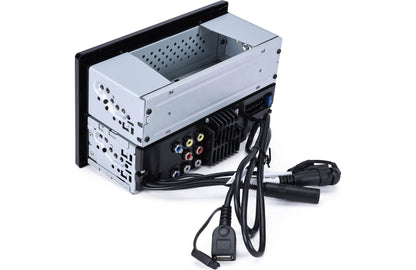 Kenwood DMX40S Mechless 6.8" AM FM Bluetooth Car Stereo- + SiriusXM SXV300V1 Satellite Tuner