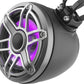JL Audio M6-650VEX-Mb-S-GmTi-i 6.5-inch Lighted Tower Coaxial Speakers, Titanium Sport Grilles 93411