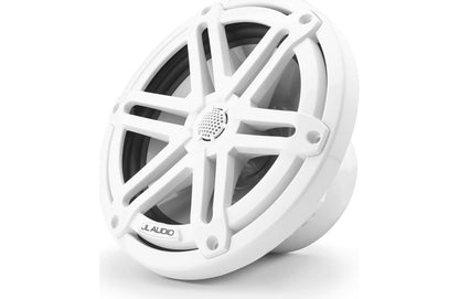 JL Audio M3-770X-S-Gw 7.7-inch Marine Coaxial Speakers, White Sport Grilles 93522