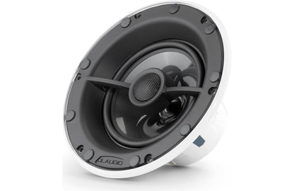 JL Audio M6-650X-L-GwSw-Single 6.5-inch Marine Coaxial Speaker, White Luxe Grille 93912