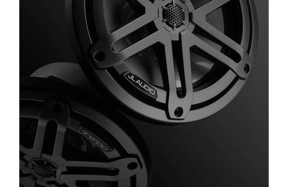 JL Audio M3-770X-S-Gm 7.7-inch Marine Coaxial Speakers, Gray Metallic Sport Grilles 93520