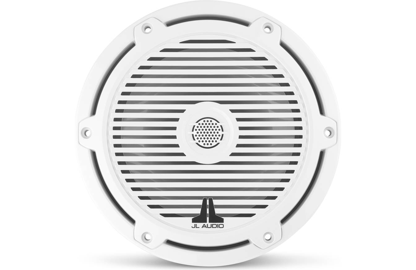 JL Audio M3-770X-C-Gw 7.7-inch Marine Coaxial Speakers, White Classic Grilles 93519