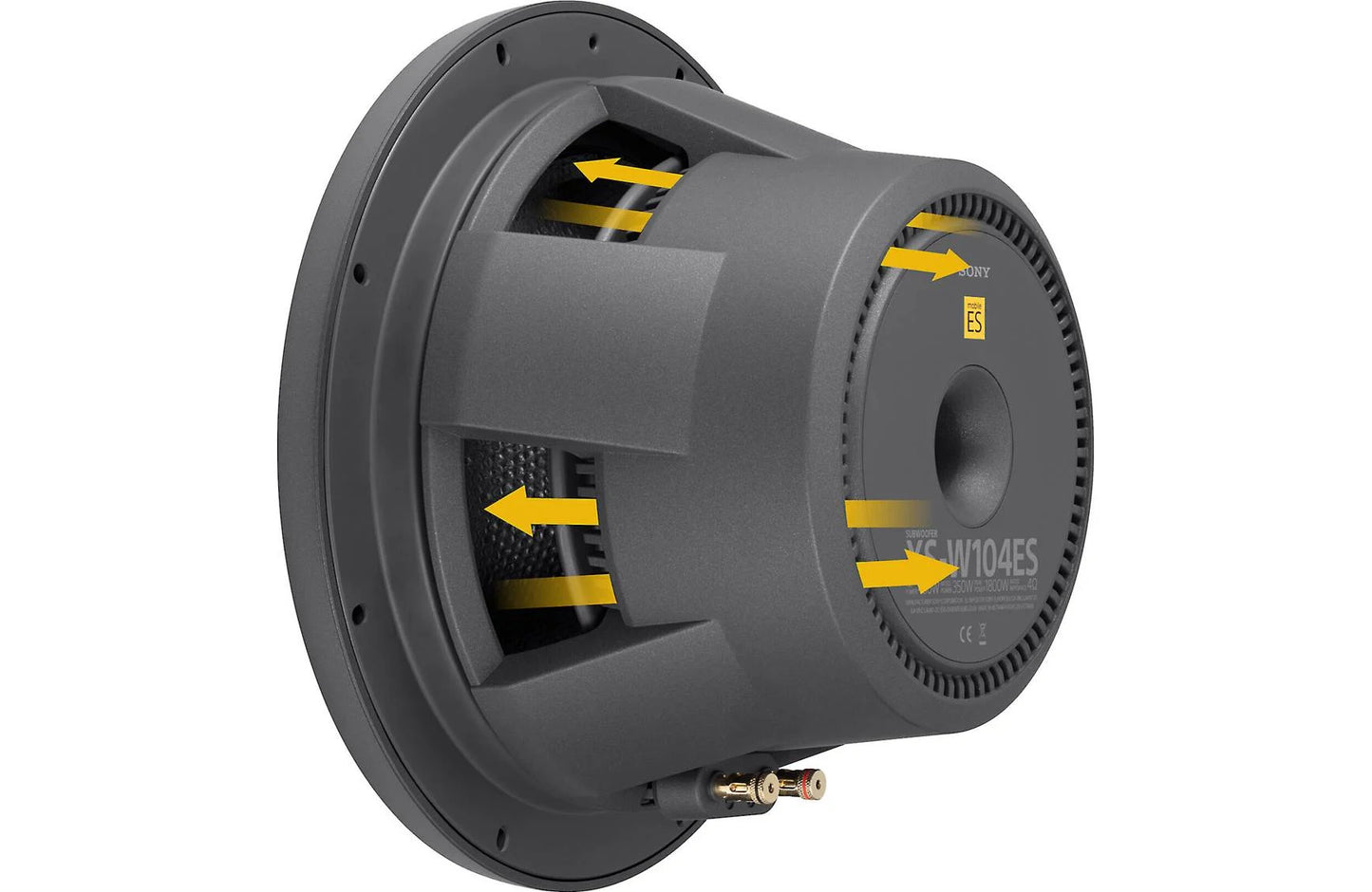 Sony Mobile ES XS-W104ES 10" 450W RMS 4Ω Subwoofer (Single)