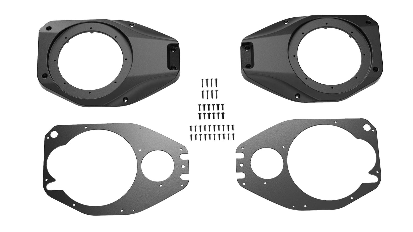 Metra JP-1015 6.5-Inch Soundbar Speaker Kit for Jeep Wrangler JL/Gladiator JT