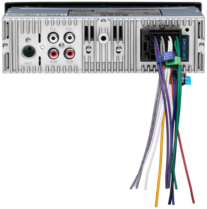 BOSS Elite 460BRGB Single-DIN Bluetooth Receiver w/ RGB Illumination & USB/AUX