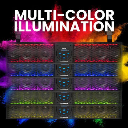 BOSS BRT26RGB 26" Bluetooth Sound Bar w/ Amplifier & RGB Lighting for UTV/ATV