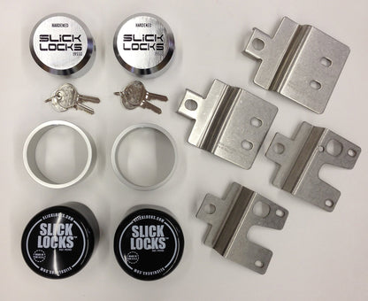Slick Locks FD-FVK-1-TK Turn Key Hinged Door Lock Kit for Ford Econoline Van (1992–2014)
