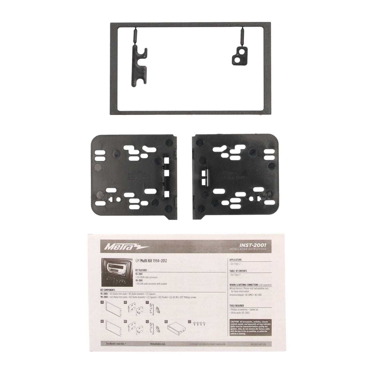 Metra 95-2001 Double-DIN GM Multi-Kit for 1994-2012 Vehicles