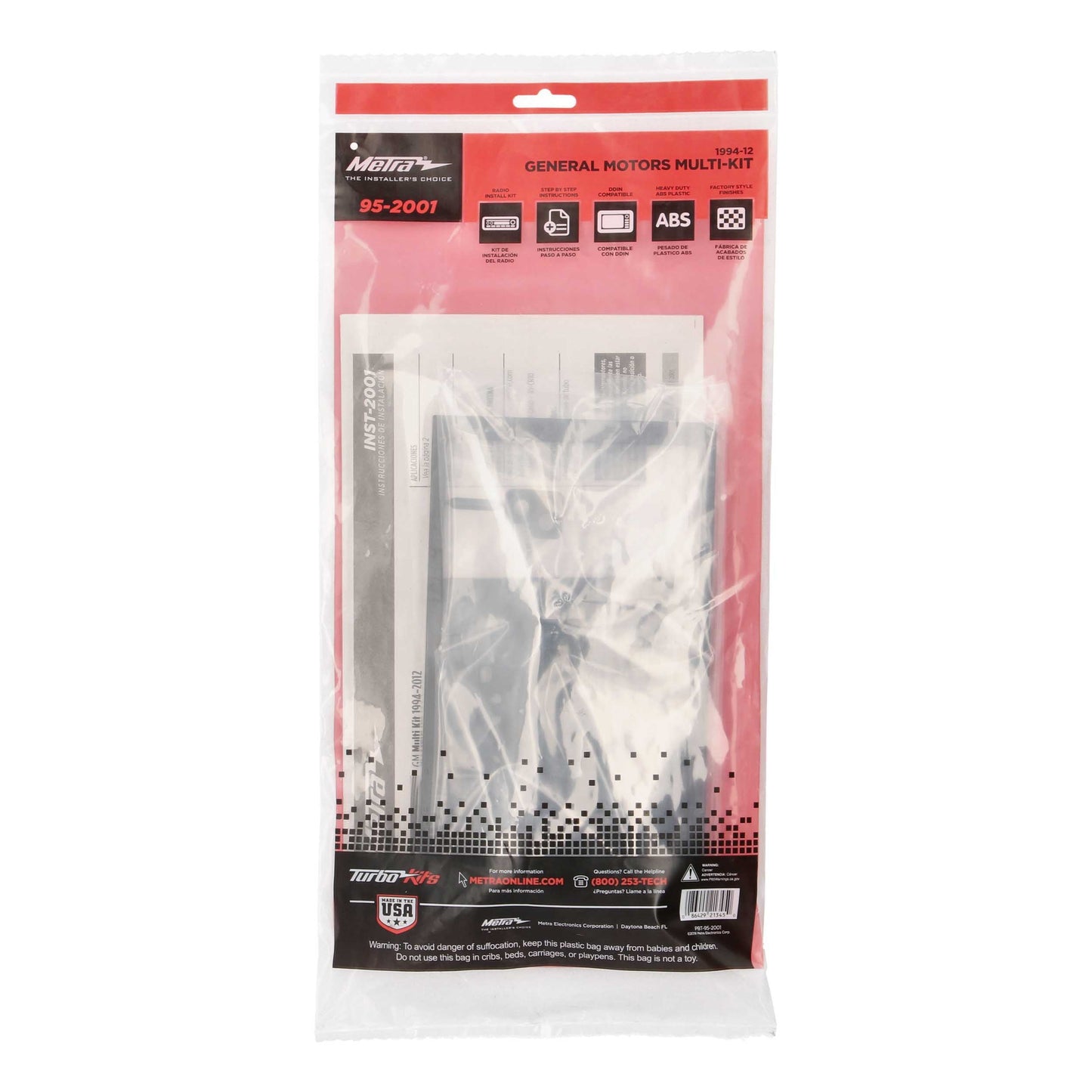 Metra 95-2001 Double-DIN GM Multi-Kit for 1994-2012 Vehicles