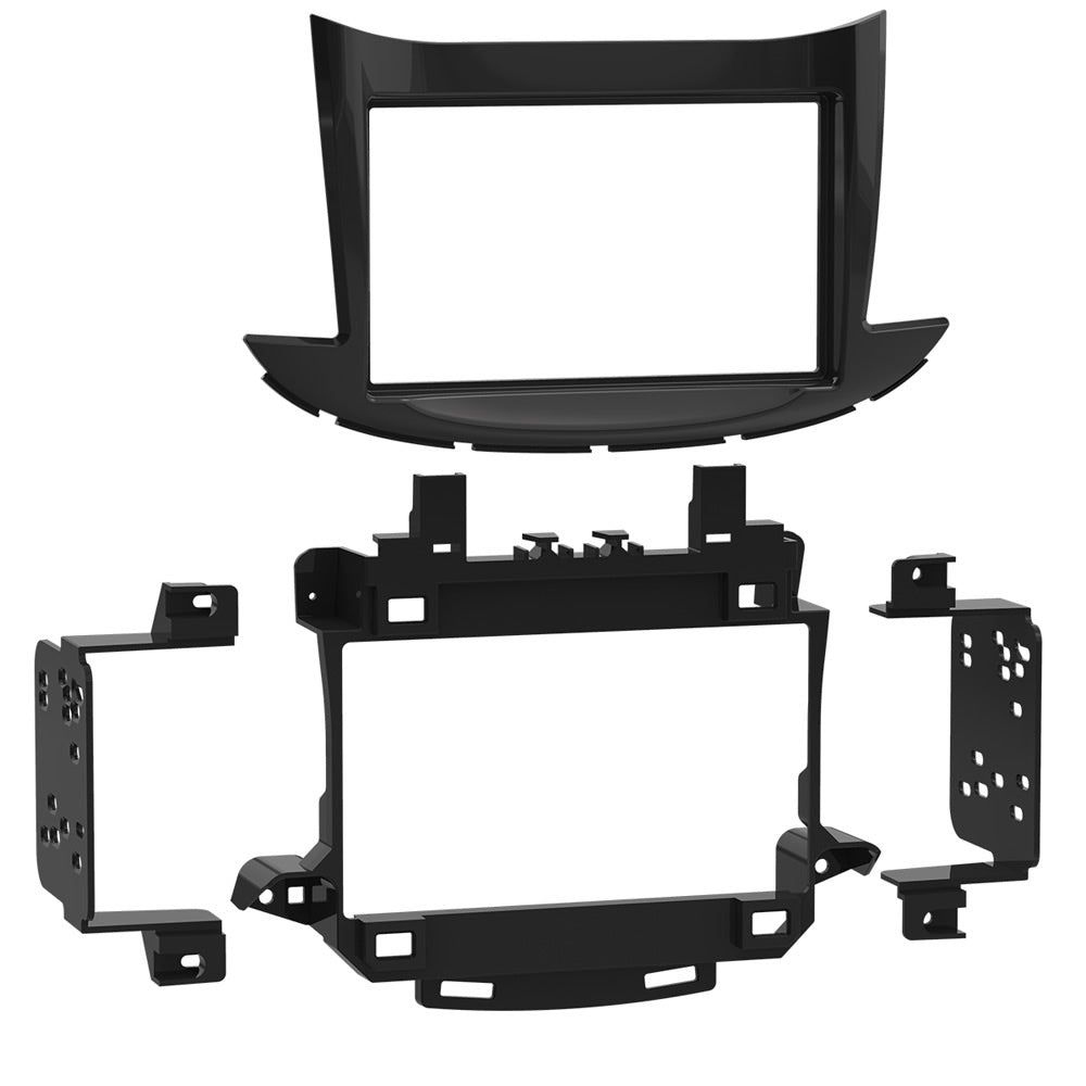 Metra 95-3023HG High Gloss Black Double-DIN Dash Kit for Chevy Trax 2017-2022