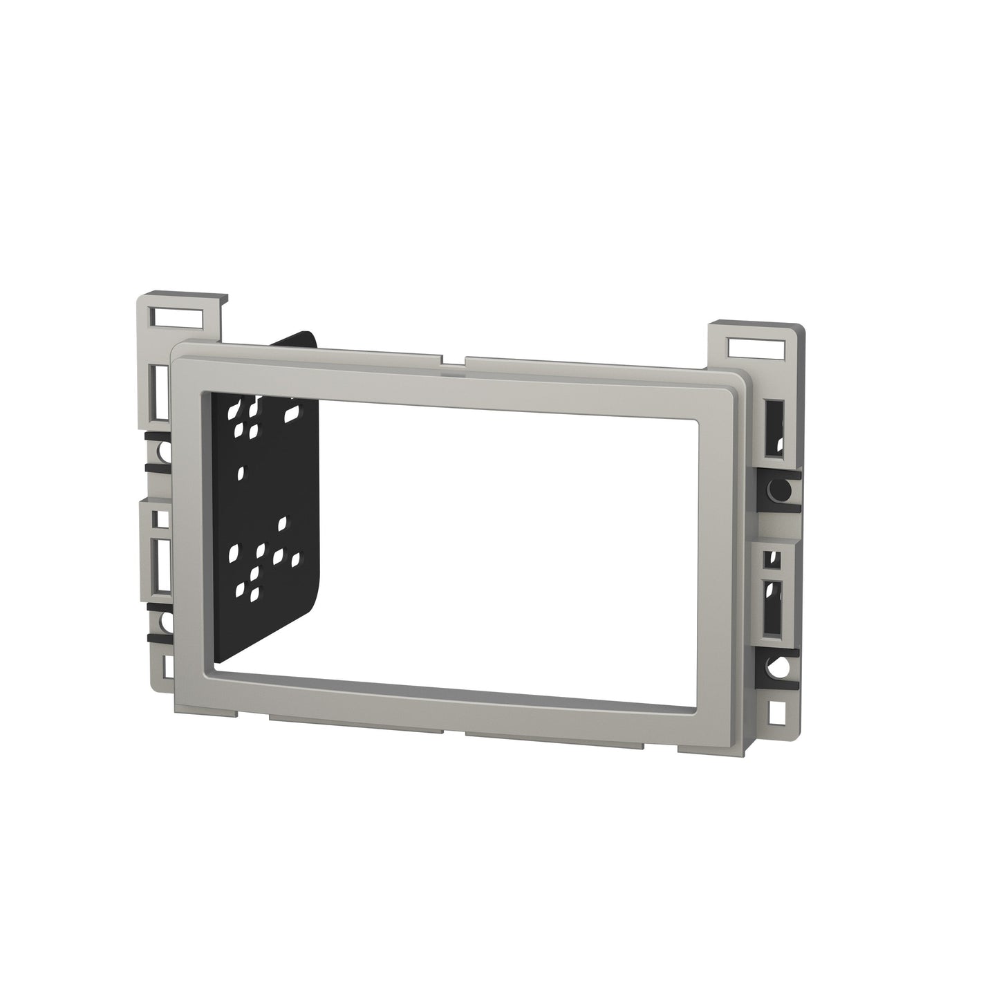 Metra 95-3302S Silver Double-DIN Dash Kit for Select GM Vehicles 2004-2012