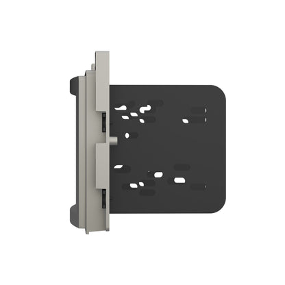 Metra 95-3302S Silver Double-DIN Dash Kit for Select GM Vehicles 2004-2012