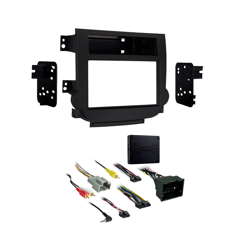 Metra 95-3318B Black Double-DIN Dash Kit for Chevrolet Malibu 2013-2016