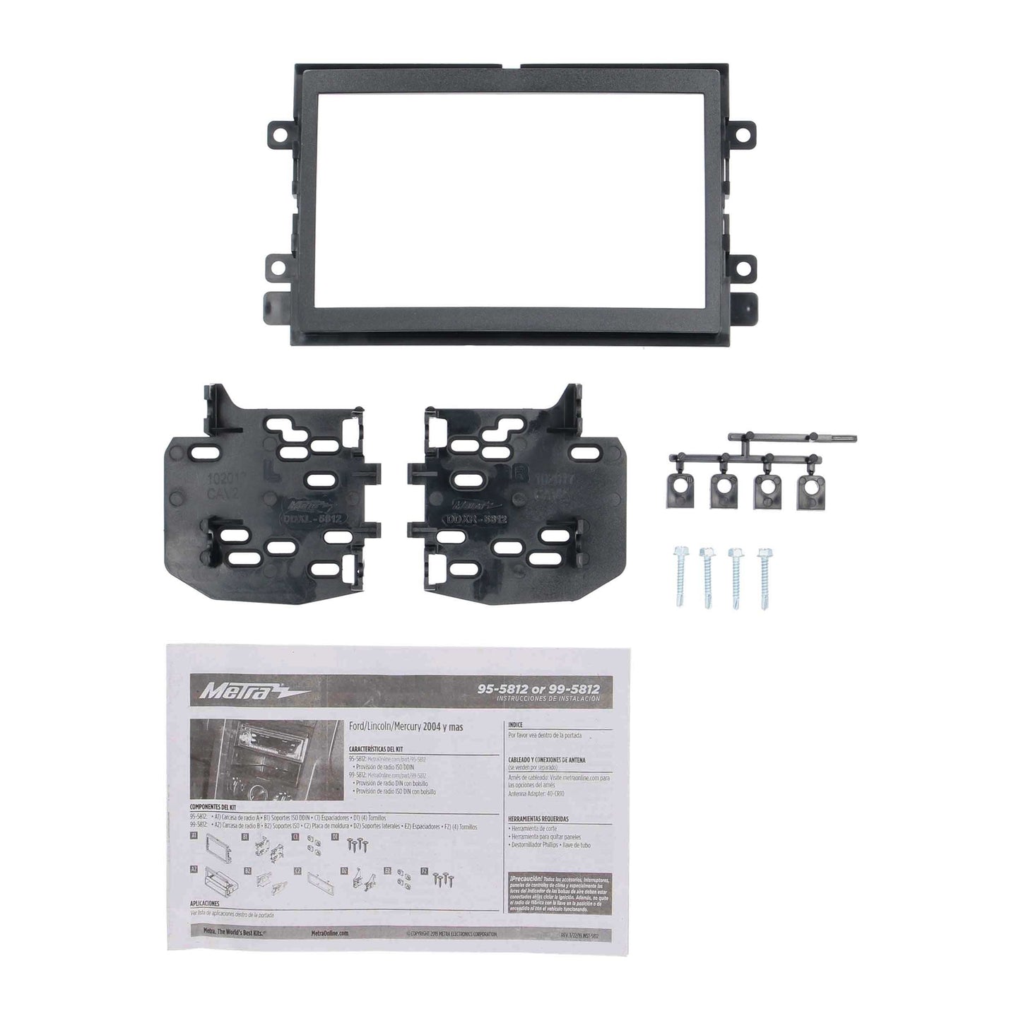 Metra 95-5812 Double DIN Dash Kit for Ford Lincoln Mercury