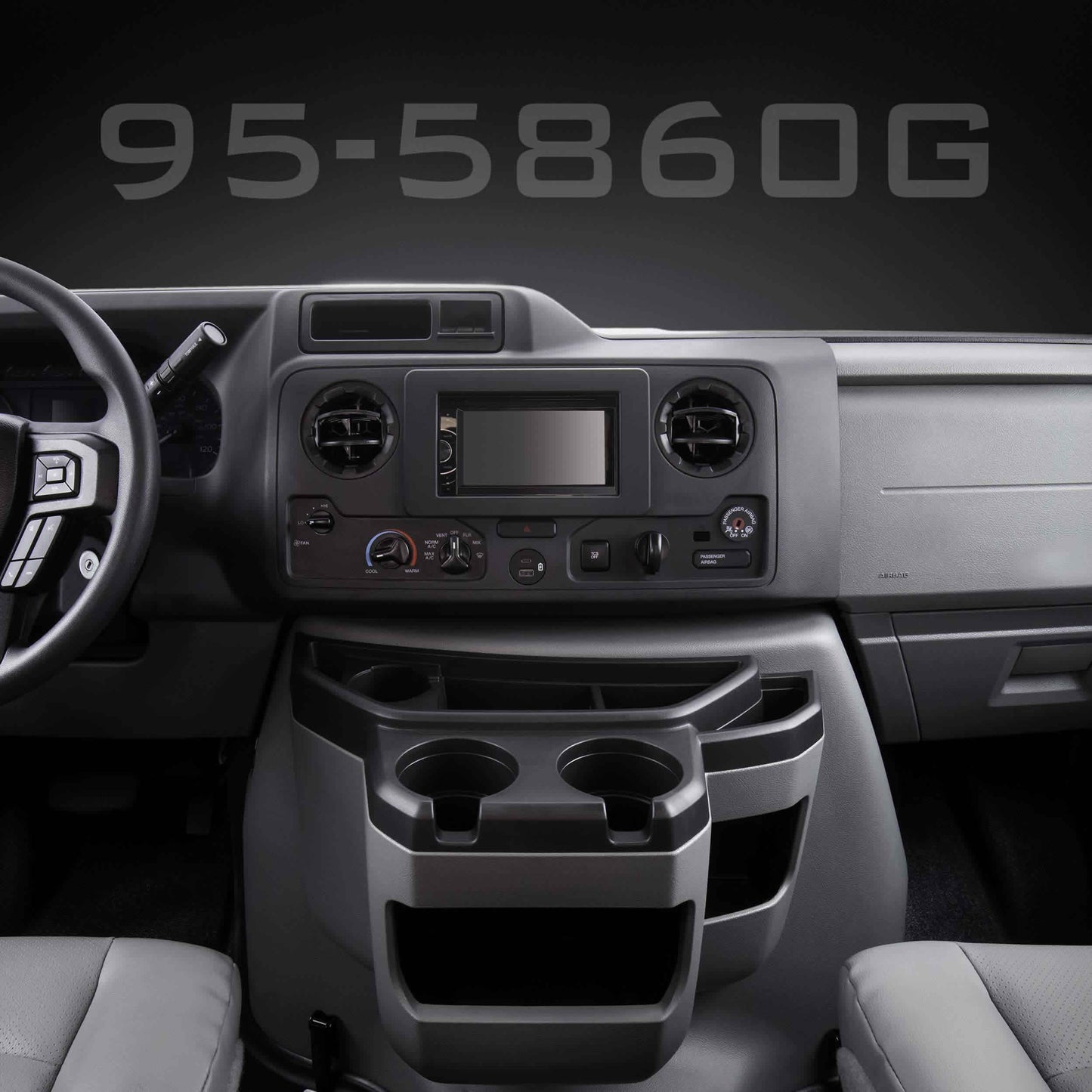 Metra 95-5860G Double-DIN Dash Kit for Ford E-350 Super Duty 2021-2025