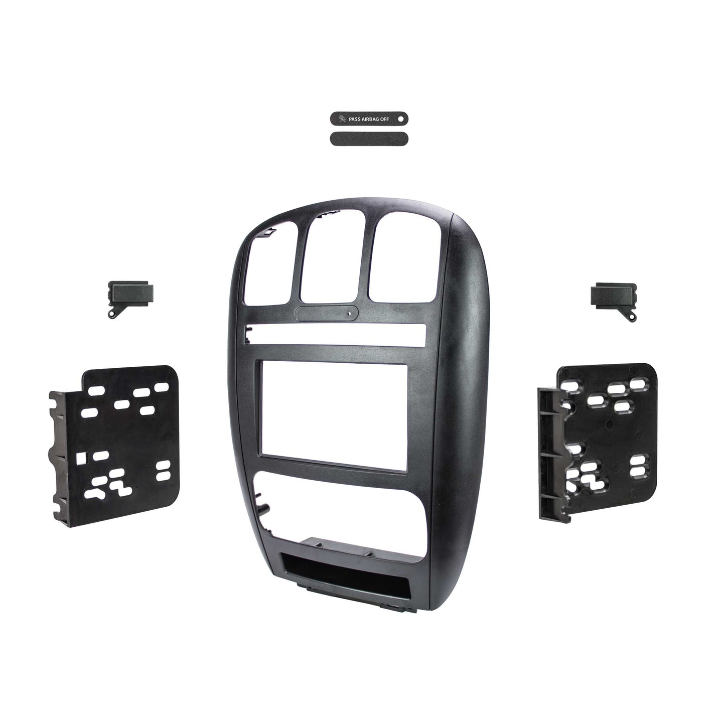 Metra 95-6539 Double-DIN Dash Panel Kit for Chrysler Town & Country / Dodge Caravan 2001-2007