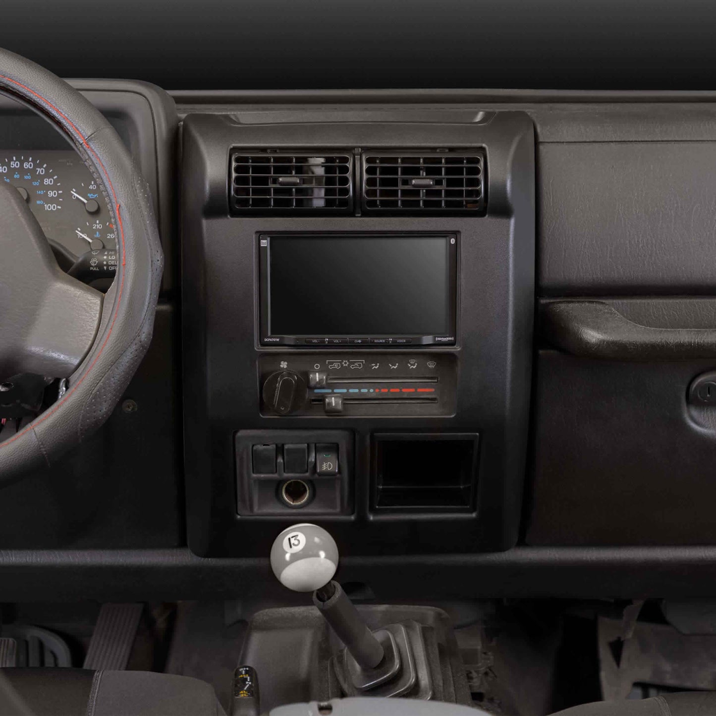 Metra 95-6549 Jeep Wrangler TJ 1997-2002 Double-DIN Dash Kit