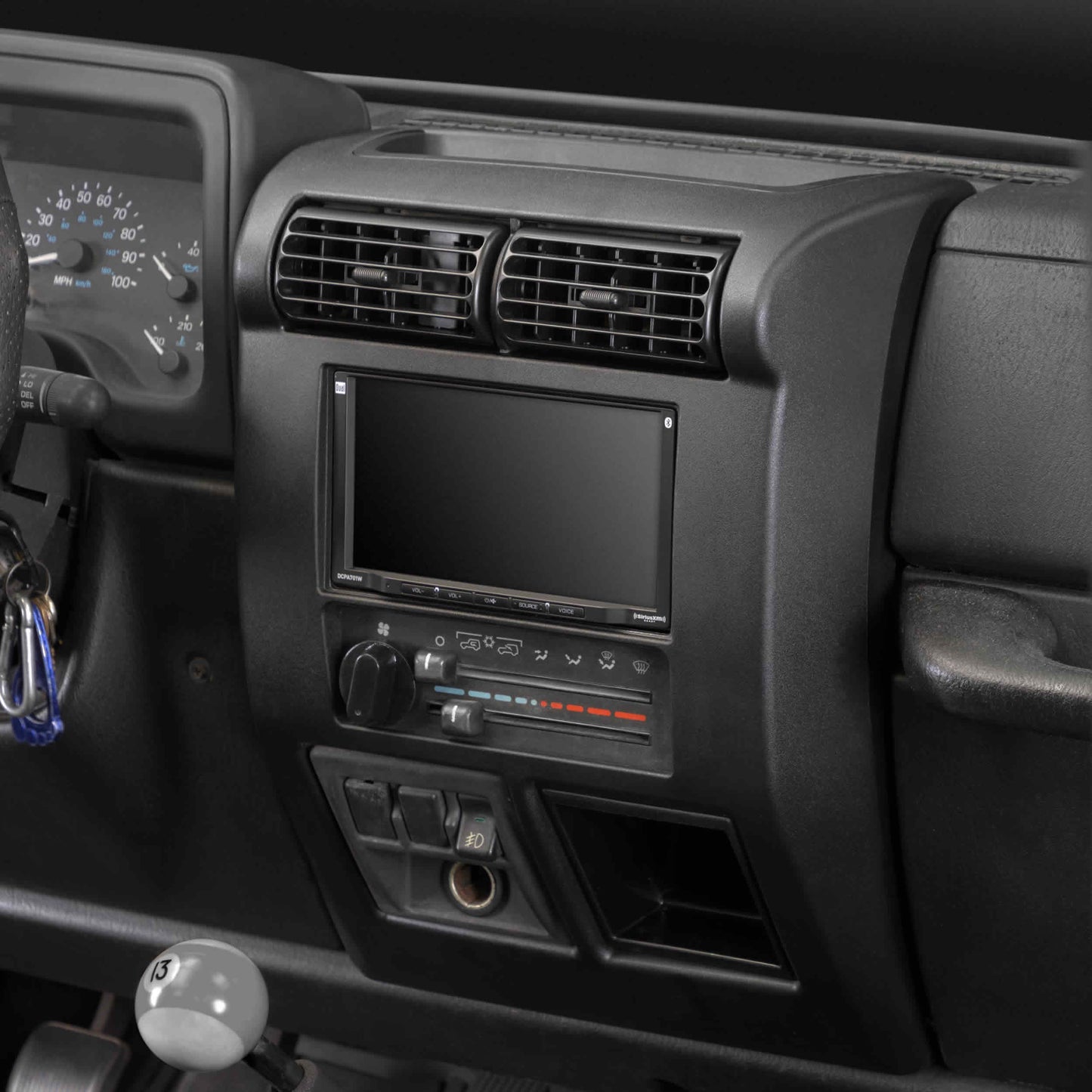 Metra 95-6549 Jeep Wrangler TJ 1997-2002 Double-DIN Dash Kit