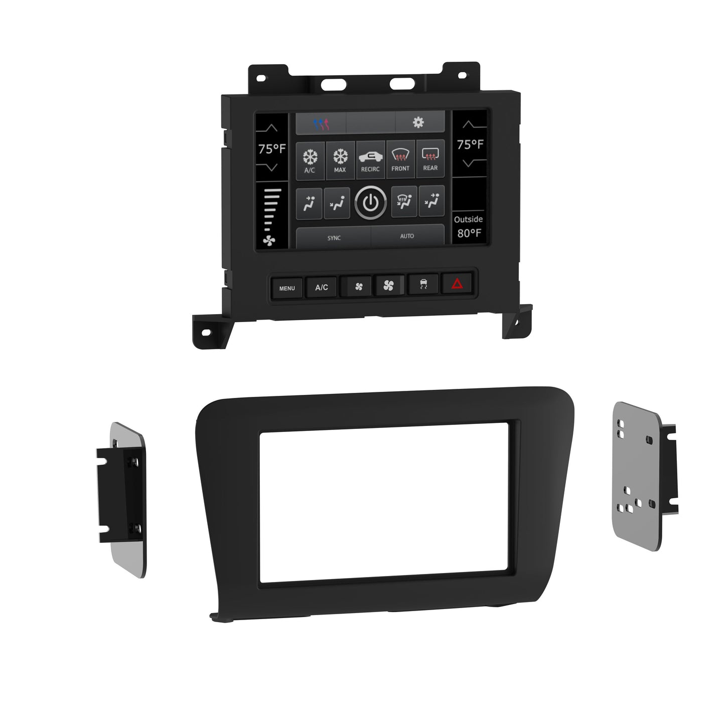 Metra 95-6552B TurboTouch Double-DIN Dash Kit for Dodge Charger 2015-2021