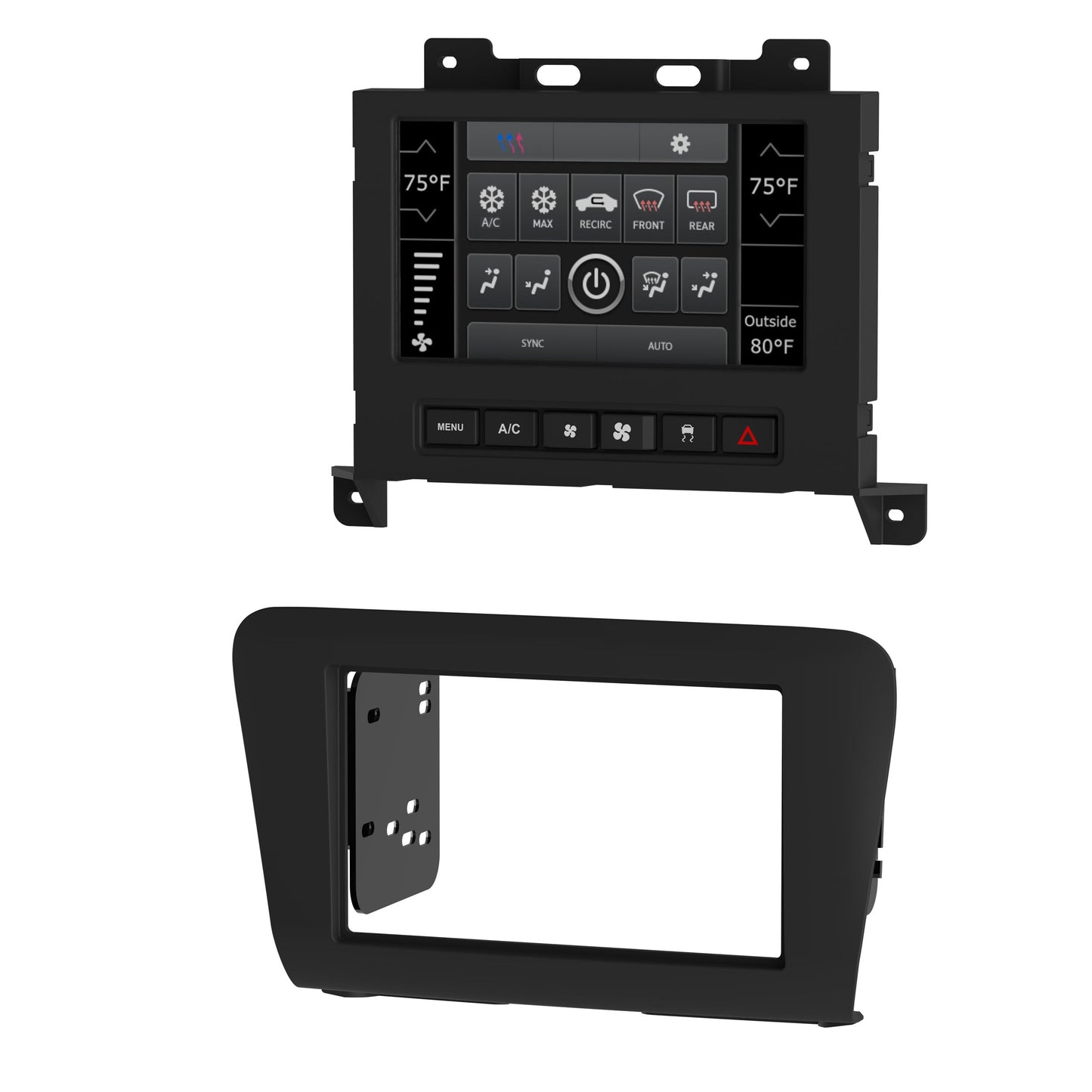 Metra 95-6552B TurboTouch Double-DIN Dash Kit for Dodge Charger 2015-2021