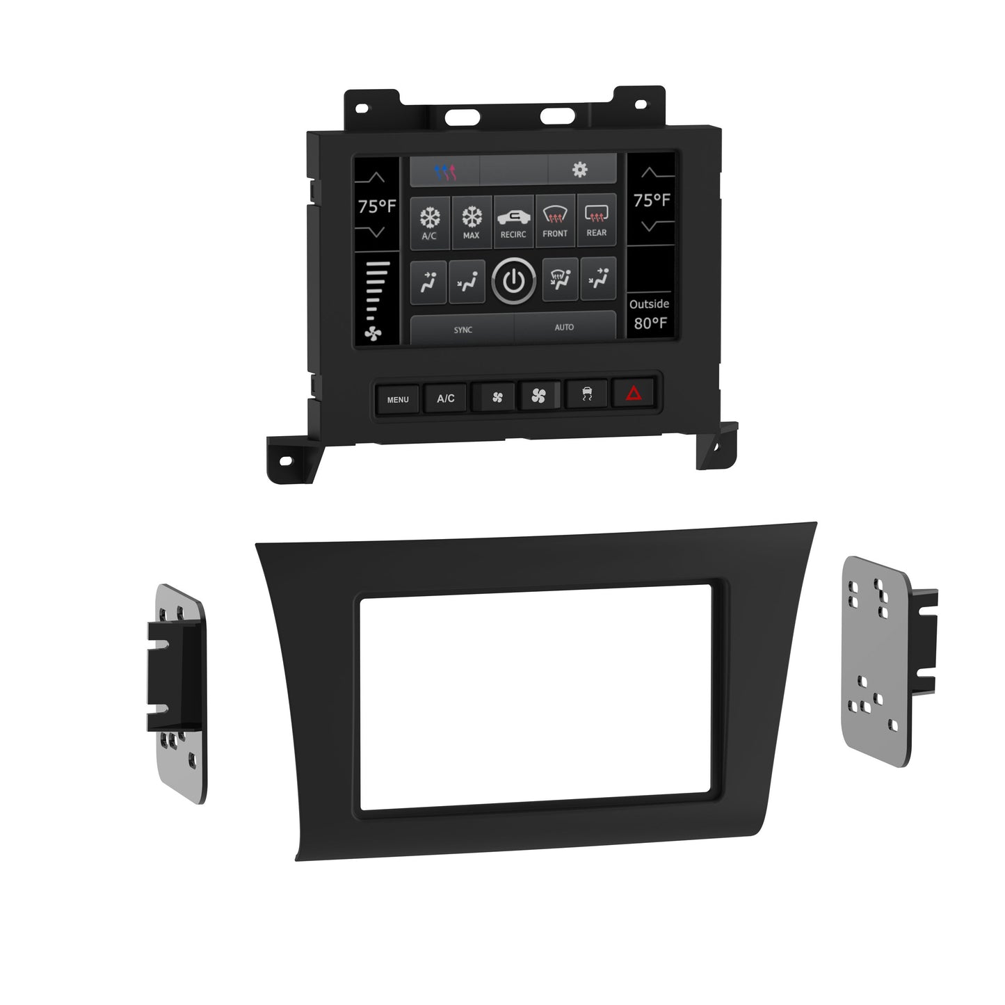 Metra 95-6553B TurboTouch Double-DIN Dash Kit for Chrysler 300 2015-2020