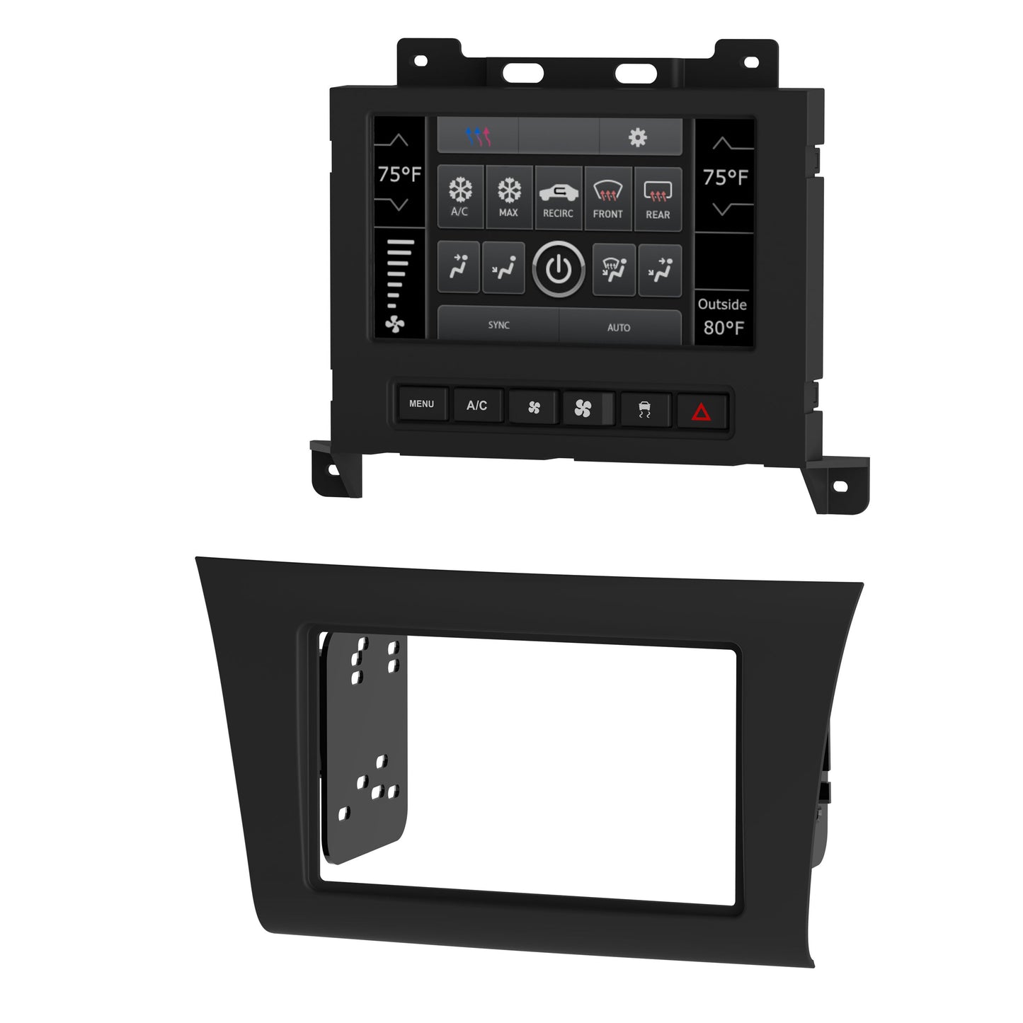 Metra 95-6553B TurboTouch Double-DIN Dash Kit for Chrysler 300 2015-2020