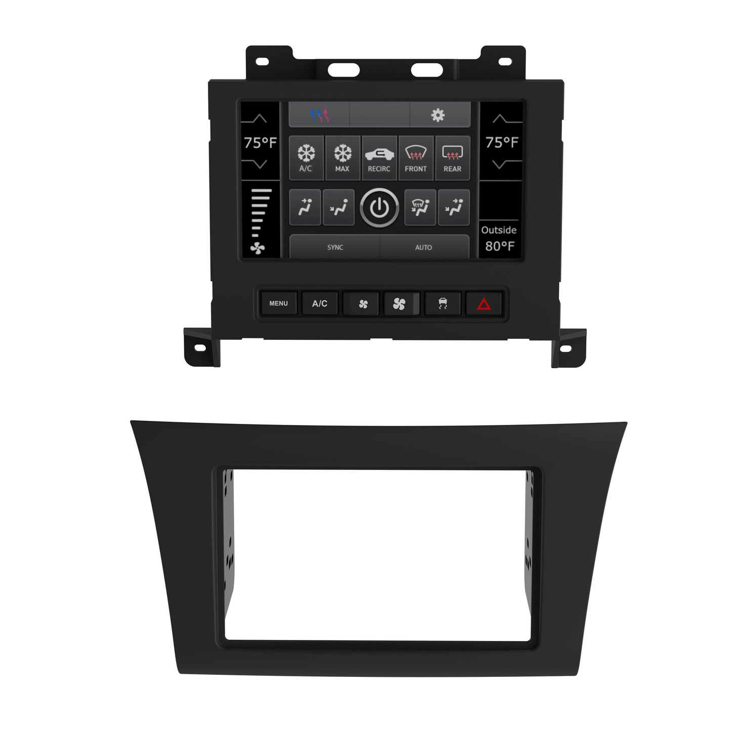 Metra 95-6553B TurboTouch Double-DIN Dash Kit for Chrysler 300 2015-2020