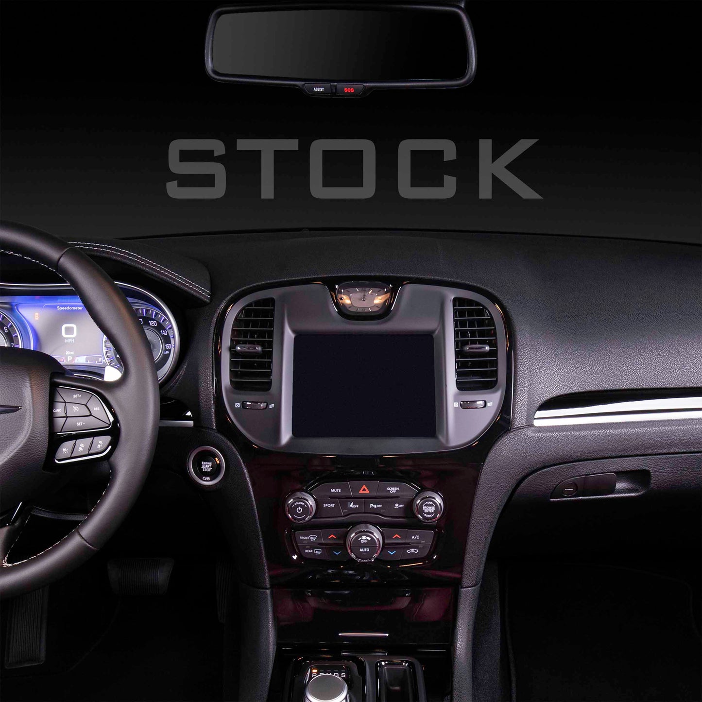 Metra 95-6553B TurboTouch Double-DIN Dash Kit for Chrysler 300 2015-2020