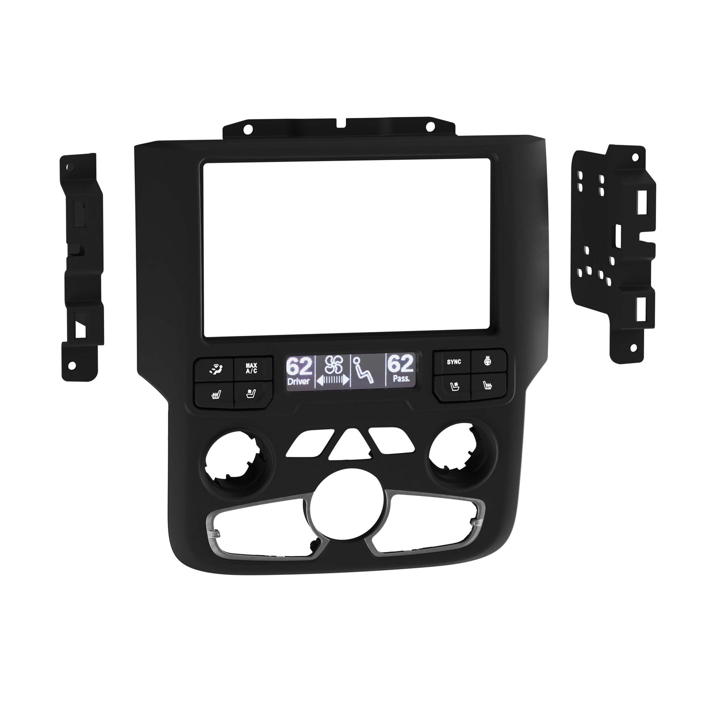Metra 95-6558B TurboTactile Double-DIN Dash Kit for Ram Trucks 2013-2022
