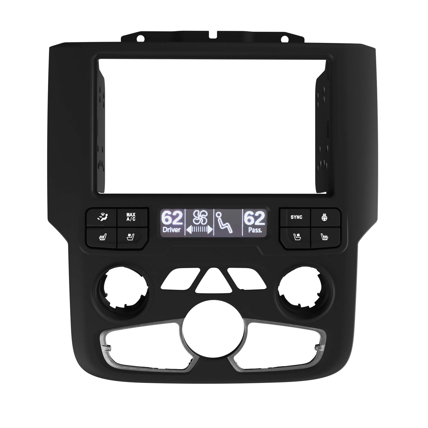 Metra 95-6558B TurboTactile Double-DIN Dash Kit for Ram Trucks 2013-2022